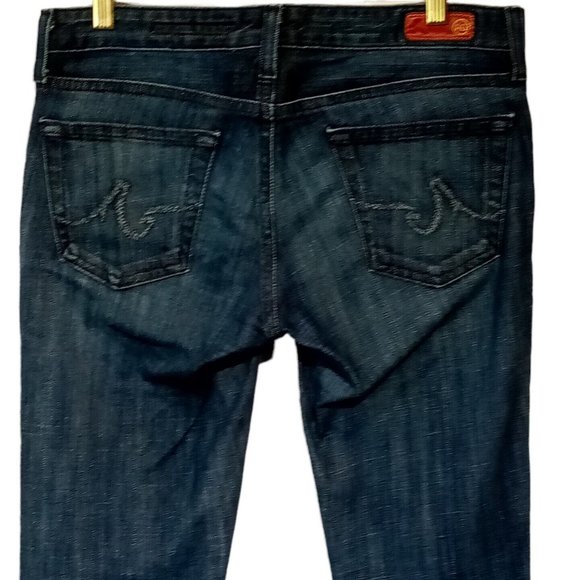 AG Adriano Goldschmied  THE CLUB  Jeans  size 27R  Dark Wash  Made in USA  GUC - Picture 1 of 12